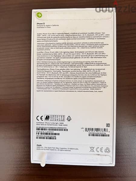 iPhone 13  128GB New Sealed/Closed box 1