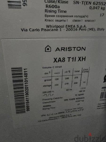 Ariston XA8T1IXH Refrigerator 1