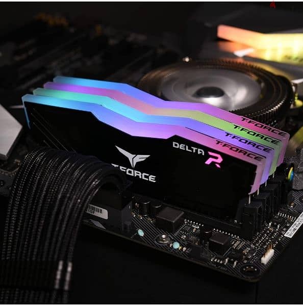 TEAMGROUP T-Force Delta RGB DDR4 32GB (2x16GB) 3600MHz Gaming Memory 1