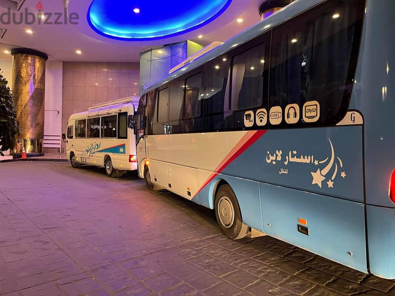 باص ميني باص 33 راكب للايجار في مصر BUS 33 PAX FOR RENT IN EGYPT 3