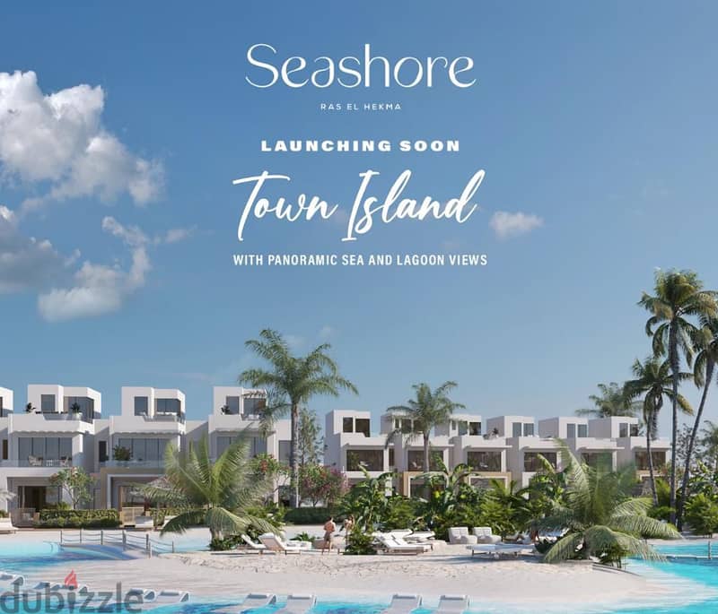 A new plan in SEASHORE from Hydepark Ras Al-Hikma, with a different area and a down payment starting from 800 thousand 5