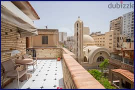 شقة للبيع 250 م كفر عبده ( شارع خليل المصري )