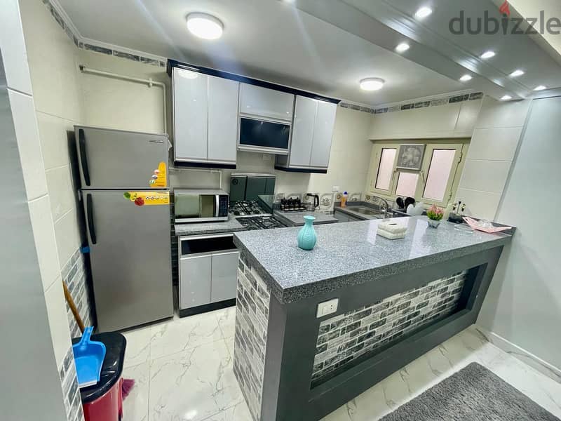Furnished 2-bedroom apartment for rent in Al-Batal Ahmed Abdel Aziz Street 3