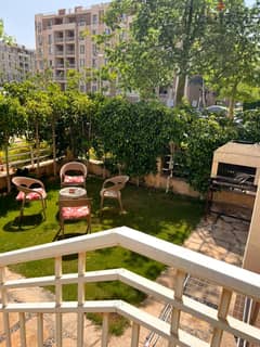 Furnished apartment for rent with a view garden in Madinaty, close to all services in New Cairo