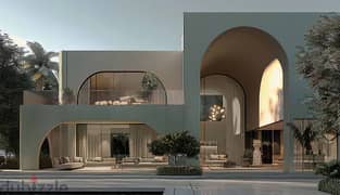 Villa fully finieshed 440 m, 4th row, on the Sidi Heneish Sea, in Hacienda Heneish, beside silver sands