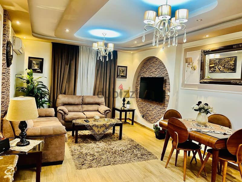 Furnished apartment for rent close to services and the Eastern Market in Al-Rehab, New Cairo 1