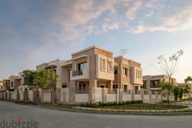 Quattro villa for sale in Taj City Compound in the New Settlement next to Swan Lake Hassan Allam 0