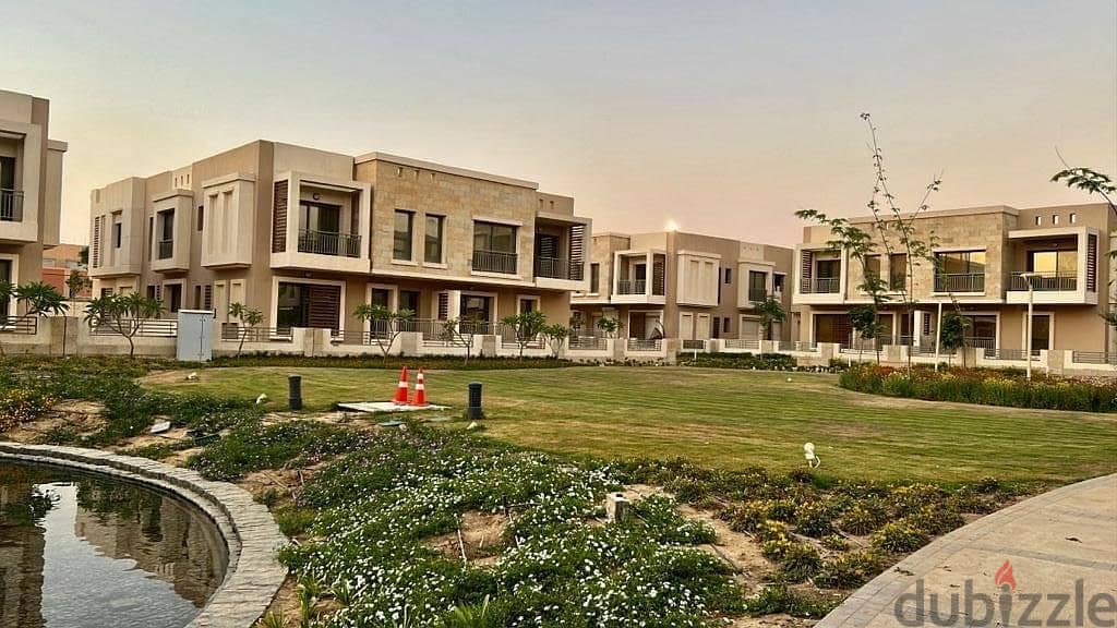 Quattro villa for sale in Taj City Compound in the New Settlement next to Swan Lake Hassan Allam 5