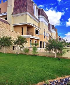 Svilla 239 meters for sale in Sarai Mostaqbal City next to Madinaty and Mountain View, installments with a 120% discount to increase the down payment