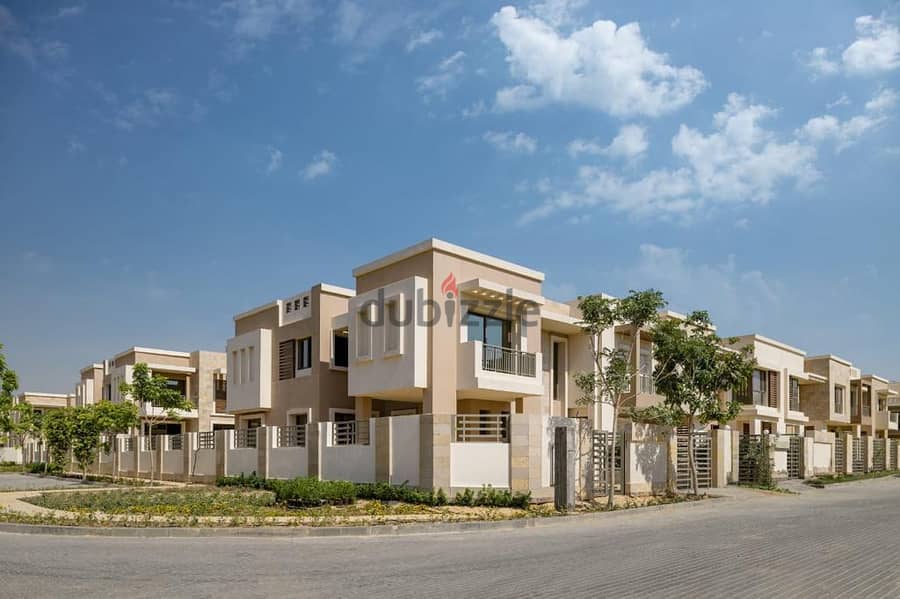 Standalone 208 meter villa for sale in Taj City Compound, New Cairo, Suez Road, in front of Cairo International Airport, installments 70% discount 6