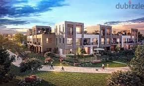 For Sale apartment 127m with garden in District 5 new cairo 8