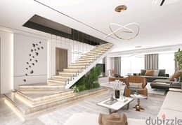 Duplex for sale with a 42% discount in Taj City Compound, New Cairo, in front of Cairo Airport and the Kempinski Hotel, in installments over 8 years