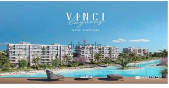 sky villa duplex resale in vinci new capital view lagoon under market price 0