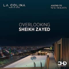 Own an apartment of 138 square meters in La Colina Compound, Sheikh Zayed