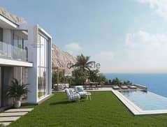 I own a finished chalet in Cali Coast, Ras El Hekma, with a special view, without 0% down payment, with a 10% discount and installments over 8 years 0