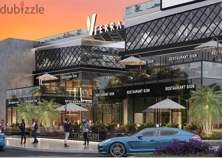 In installments up to 6 years, shop for sale in Fifth Settlement, in front of the American University, next to POINT 90 MALL 6