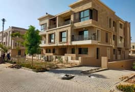 Triplex on a 224 sqm landscape view with a 77 sqm roof in Taj City Compound in front of Cairo Airport with a 10% down payment over 6 months