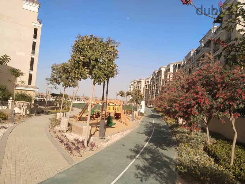For sale, two rooms, 110 sqm, on the view, in the Esse phase, in the Sarai Sur compound, in Madinaty Wall, with a down payment starting from 10% 26