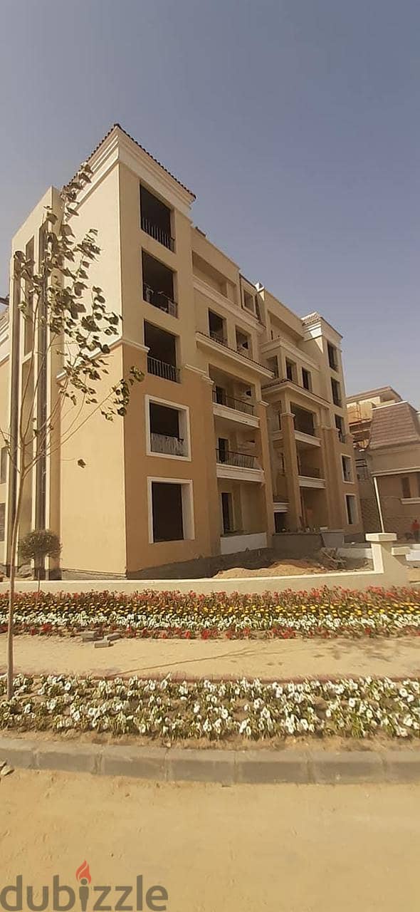 اميز شقة غرفتين 111م أرضي بجاردن 129م للبيع بكمبوند سراي Sarai القاهرة الجديدة قسط على 8 سنوات 14