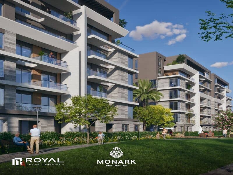 Apartment for Sale with Prime Location in Monark Residence with Down Payment and Installments in el Mostakbal City 7