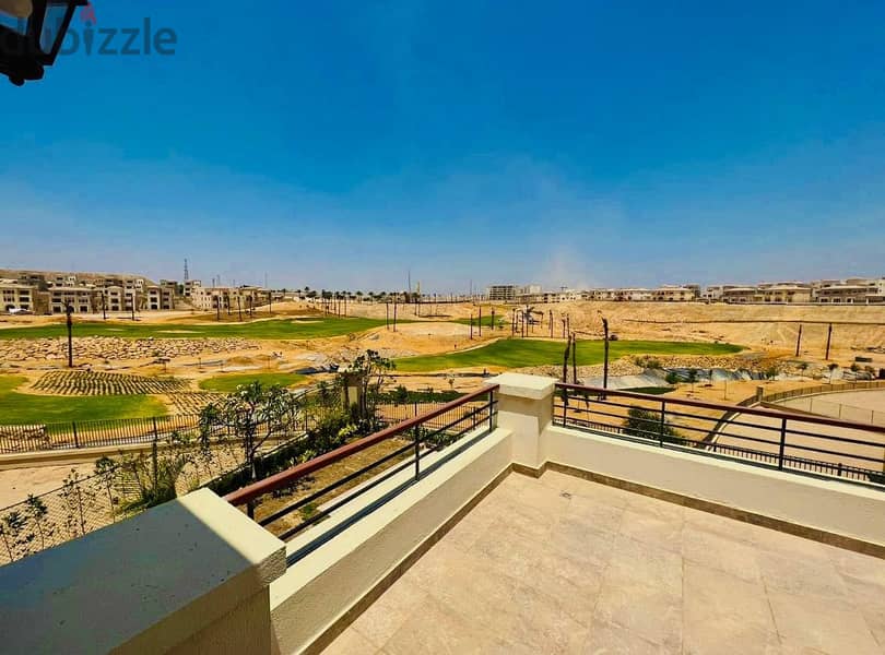 Stand-Alone Villa with Private Pool Fully Finished with Prime View on Golf for Sale in Levana Uptown Cairo by Emaar 1