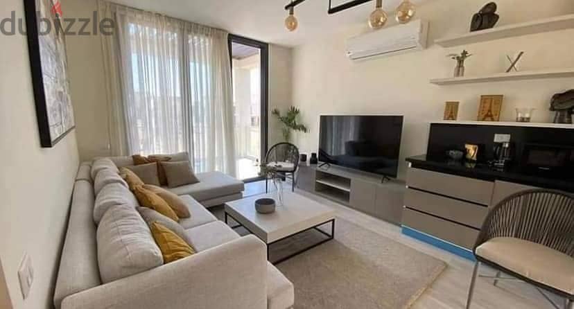 Apartment for sale fully finished, ready on the key in Neom October Compound Nyoum October near Juhayna Square and Mall of Arabia 1