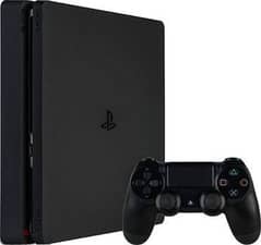 ps4 slim with 3 controllers