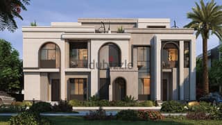 A twin house with a 5% down payment in New Cairo, next to Hyde Park, with installments over 8 years