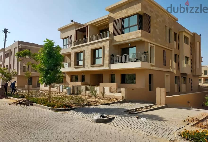 The last duplex in Taj City Compound, Origami Phase, 207 sqm, at a special price. Book now in front of Cairo Airport. 25
