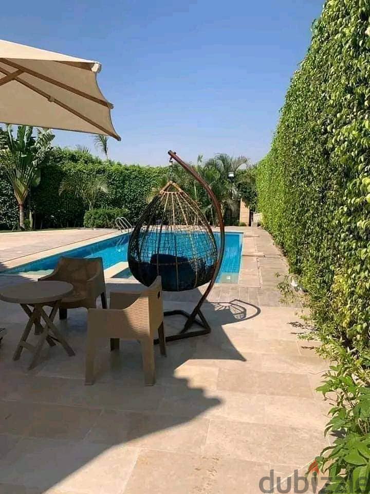 Independent villa, 175 sqm, ground floor, first floor, and roof, with a distinctive view, in Sarai Compound, New Cairo, near Mostakbal City, installme 11