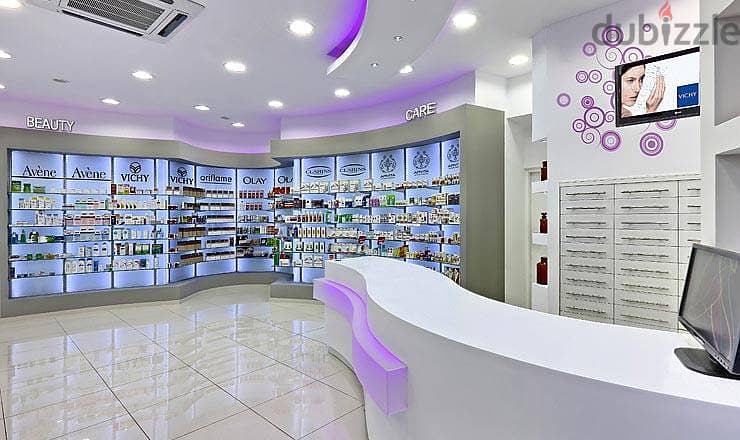 A pharmacy with a discount of 9 million for a limited period - directly in front of Al-Marasem Hospital and serving the Banafseg area with 1