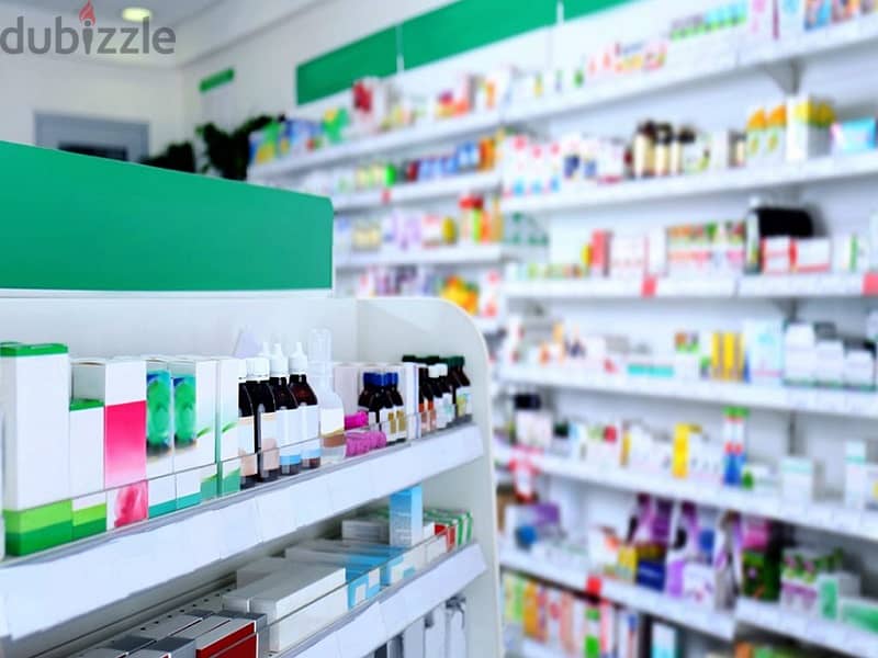 A pharmacy with a discount of 9 million for a limited period - directly in front of Al-Marasem Hospital and serving the Banafseg area with 5