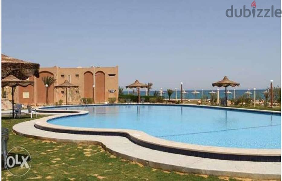 Chalet for Sale 106 SQM furnished with ACs Sea View in Fanar De Luna Resort - Ain Sokhna / شالية للبيع مفروش بالتكيفات والاجهزة في قرية فنار دي لونا 4