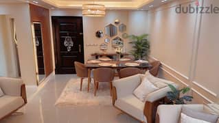 Furnished apartment for rent in Jade, New Cairo, prime location in front of Al-Rehab 2