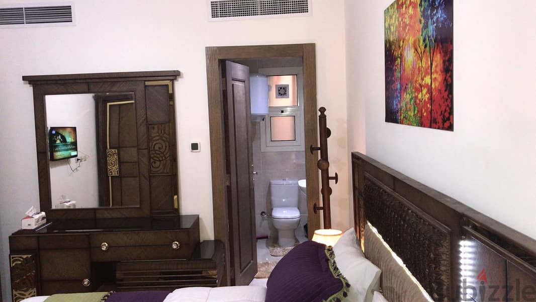 Furnished apartment for rent in Porto New Cairo Compound, next to the American University and Point Ninety, Fifth Settlement 8