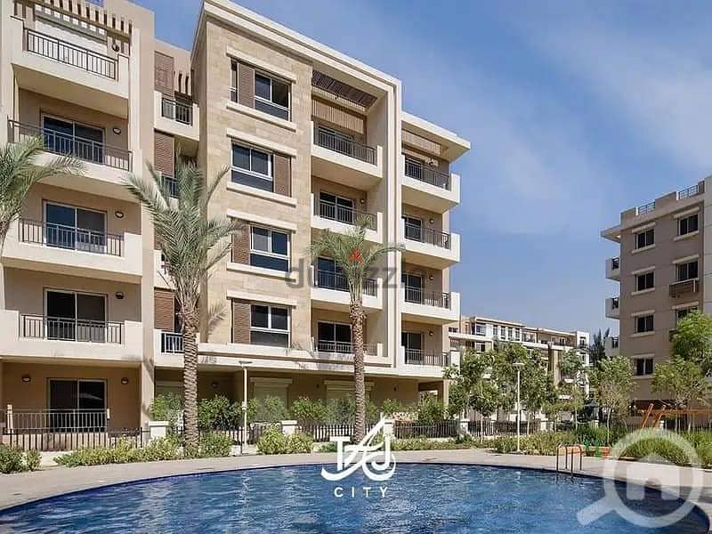 Apartment for sale in the Fifth Settlement, Taj City Compound, directly on the Suez Road, minutes from Heliopolis and Nasr City, in installments and t 19