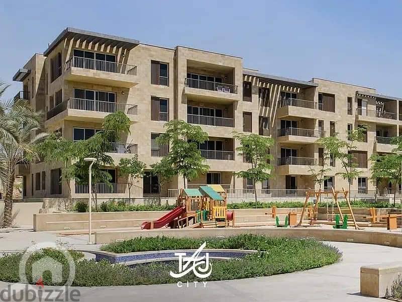 Apartment for sale in the Fifth Settlement, Taj City Compound, directly on the Suez Road, minutes from Heliopolis and Nasr City, in installments and t 20