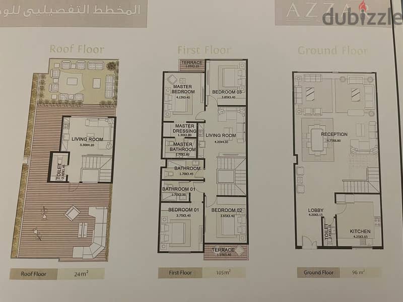 Town House 4 Bedrooms - prime location - Azzar 2 New Cairo 1