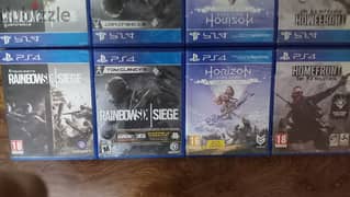 4 games ps4 any game with 300 and if u will take two they will be 500
