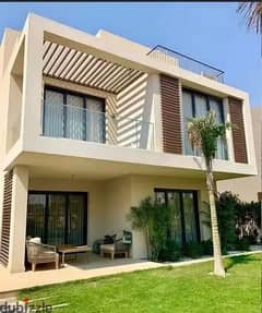 standalone for sale 240 m with garden in installments semi finished 3 bedrooms in taj city