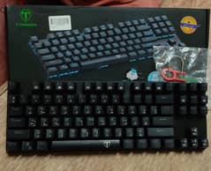 T-DAGGER Bora T-TGK313 Ice-Blue Gaming Mechanical Keyboard BLUE SWITCH