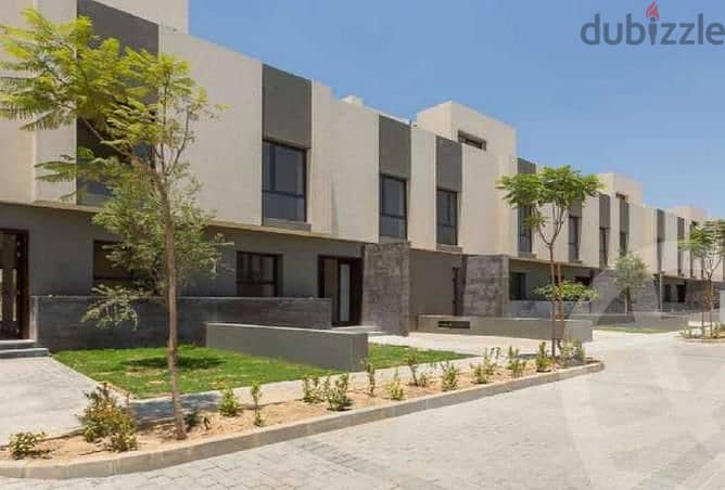 Townhouse Middle for sale, 243 sqm, view landscape, fully finished, in Al Burouj Compound, Shorouk 1