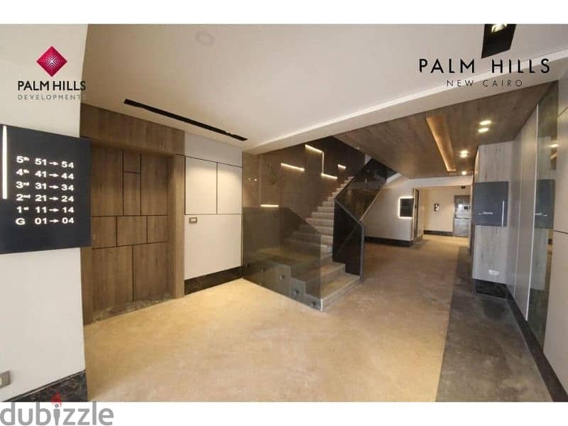 شقة متشطبة للبيع فى قلب التجمع  200  متر فى كمبوند بالم هياز نيو كايرو  Palm Hills New Cairo 5