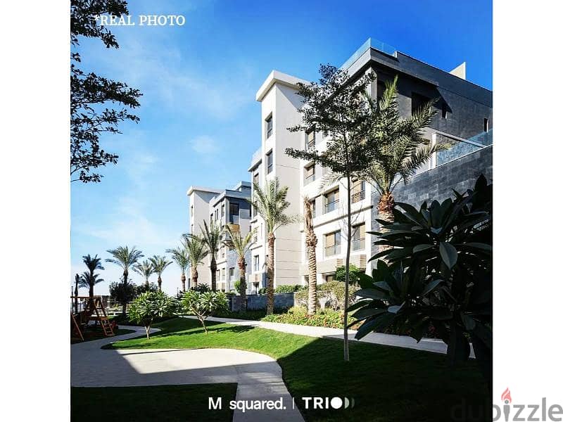 Apartment 230m For sale Trio Gardens Fifth Settlement Compound 2