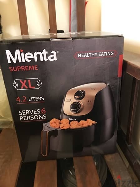 air fryer ماركة مينتا جديدة بالكرتونة ١٥٠٠لم تستخدم  وات 0