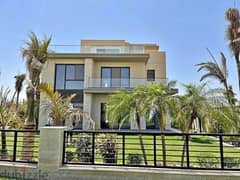 Standalone villa, ready to move, for sale in Palm Hills Compound New Cairo, with installments over 8 years