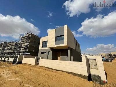 standalone villa 343m delivered under market price , hap town hassan allam 6