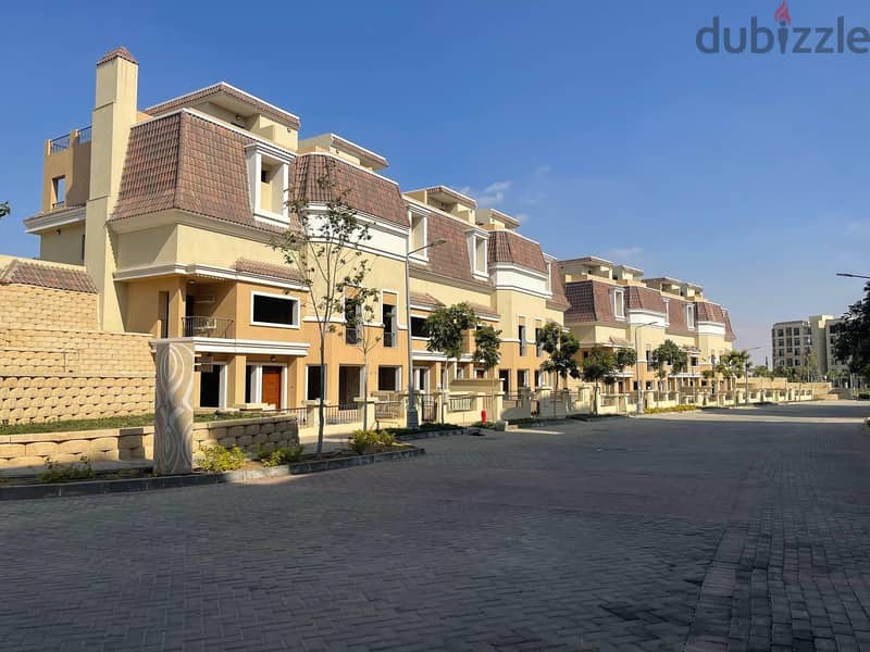 For sale, a luxury villa in Sarai Compound, New Cairo, with a convenient installment plan with a 10% down payment and payment facilities over 8 years. 4