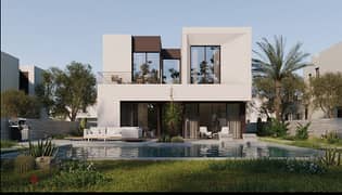 Villa for sale in Solana, Sheikh Zayed (fully finished + ACs) with a 10% down payment from ORA, Eng. Naguib Sawiris