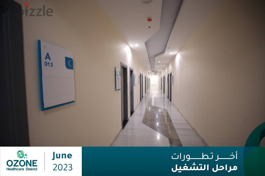 Medical clinic for sale 38 meters in the middle of the largest residential density in Narges Buildings OZONE Fifth Settlement 3